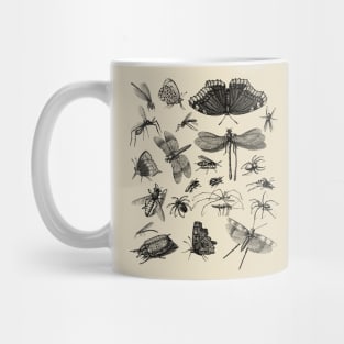 Moth cottagecore, fairycore and goblincore insect moon child Mug